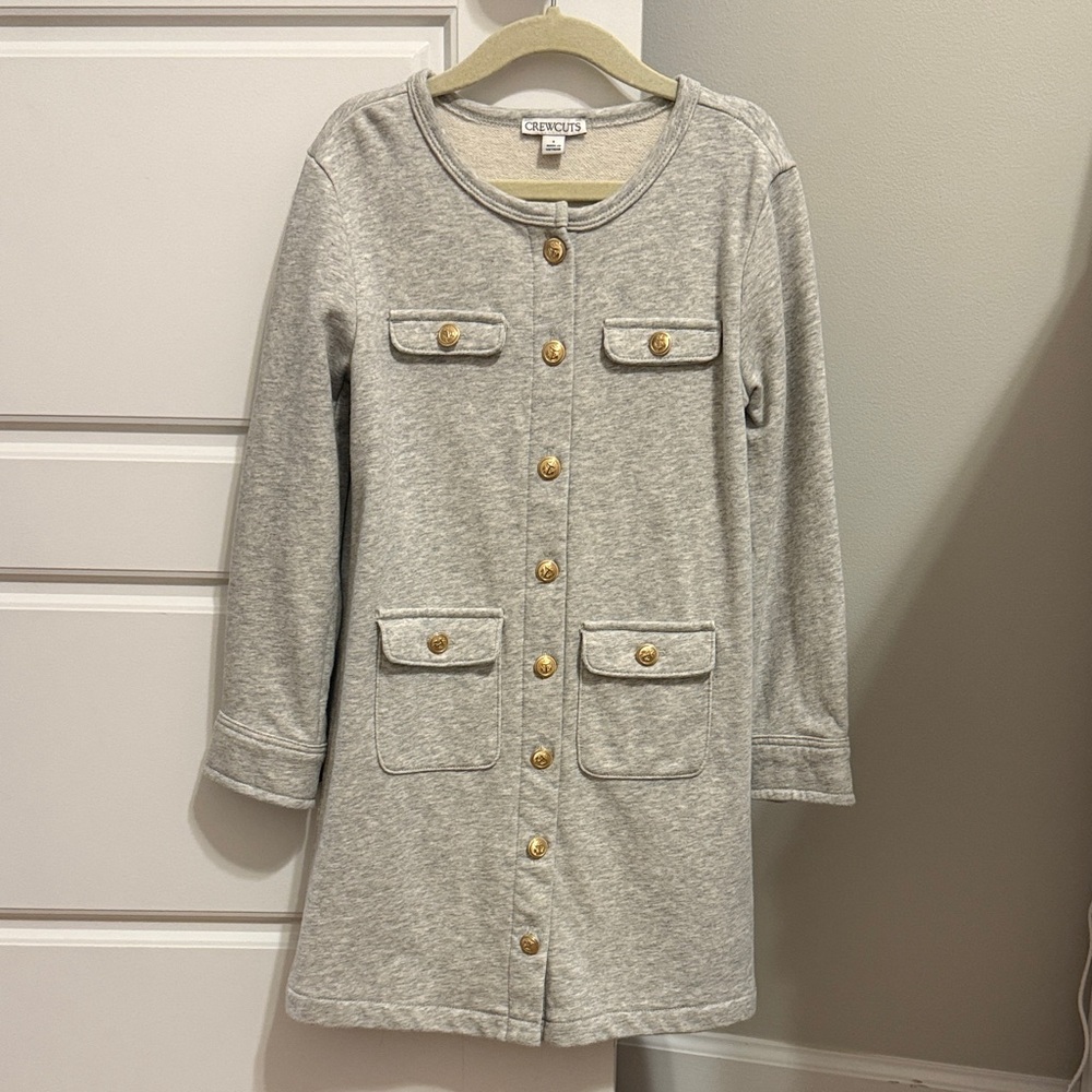 Crewcuts Heather Gray Sweater Dress